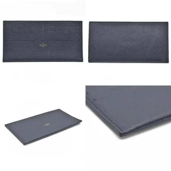 LOUIS VUITTONEpi Pochette Felicie Black Noir Card Holder